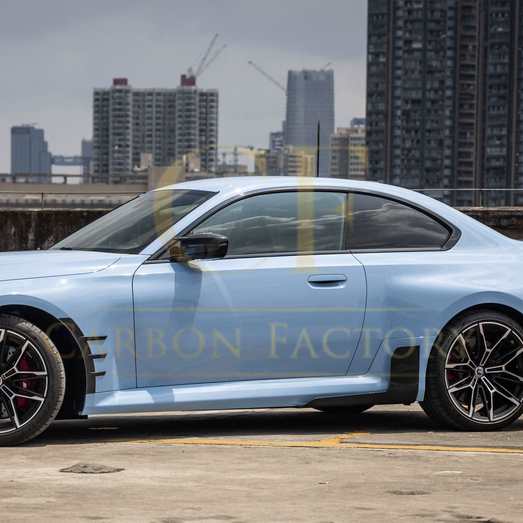 MP Style Pre-Preg Carbon Fibre Side Skirts for BMW G87 M2 23-Present - Carbon Factory