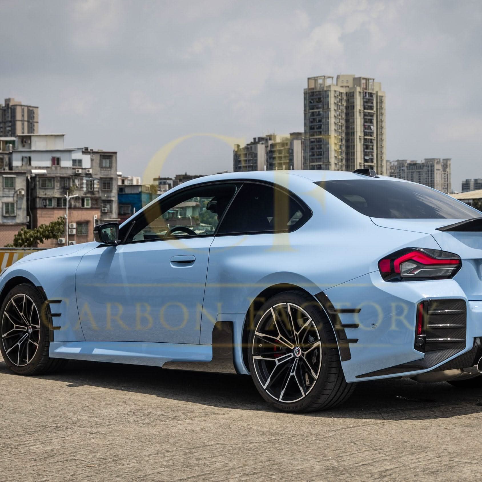 MP Style Pre-Preg Carbon Fibre Side Skirts for BMW G87 M2 23-Present - Carbon Factory