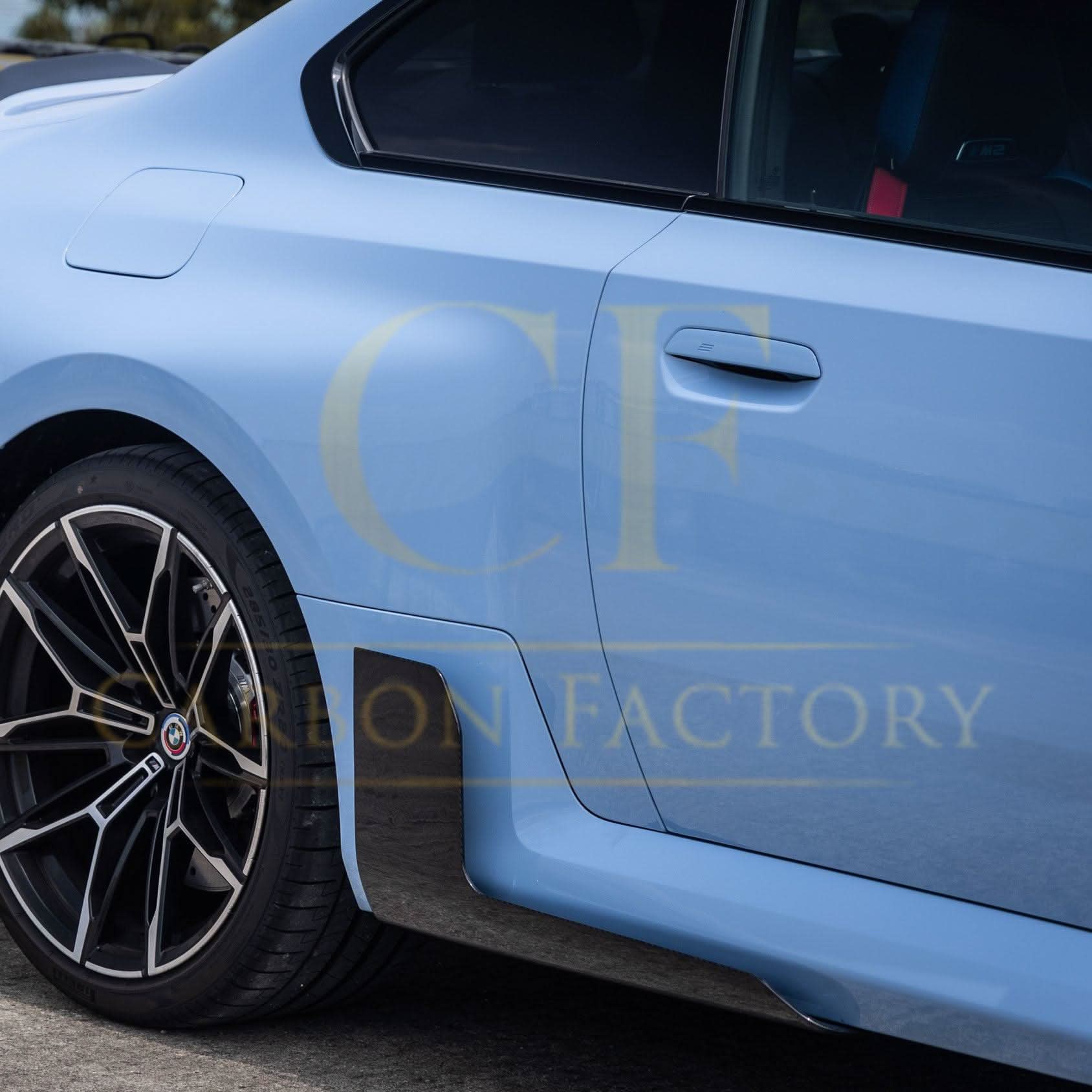 MP Style Pre-Preg Carbon Fibre Side Skirts for BMW G87 M2 23-Present - Carbon Factory