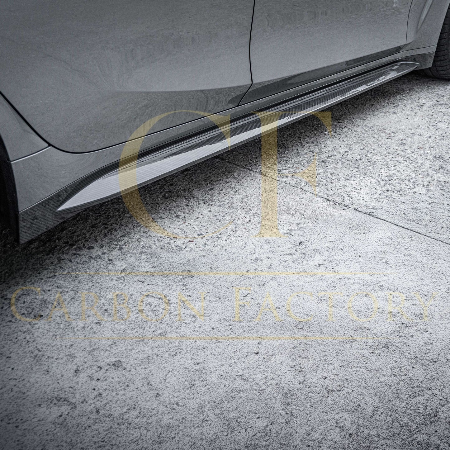 OEM Style Carbon Fibre Side Skirts for BMW G80 M3 21-Present - Carbon Factory
