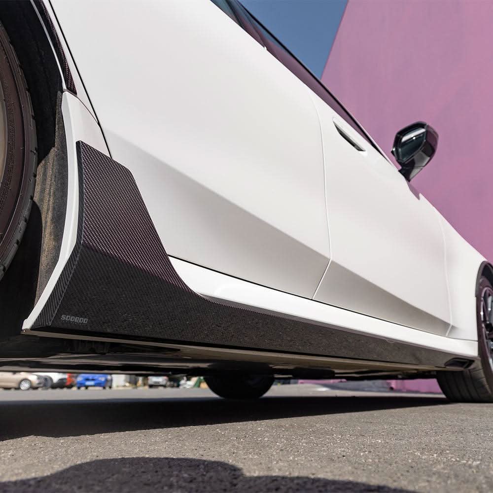 SQ-B Style Pre-Preg Carbon Fibre Side Skirts for BMW G90 G99 M5 2025-Present - Carbon Factory