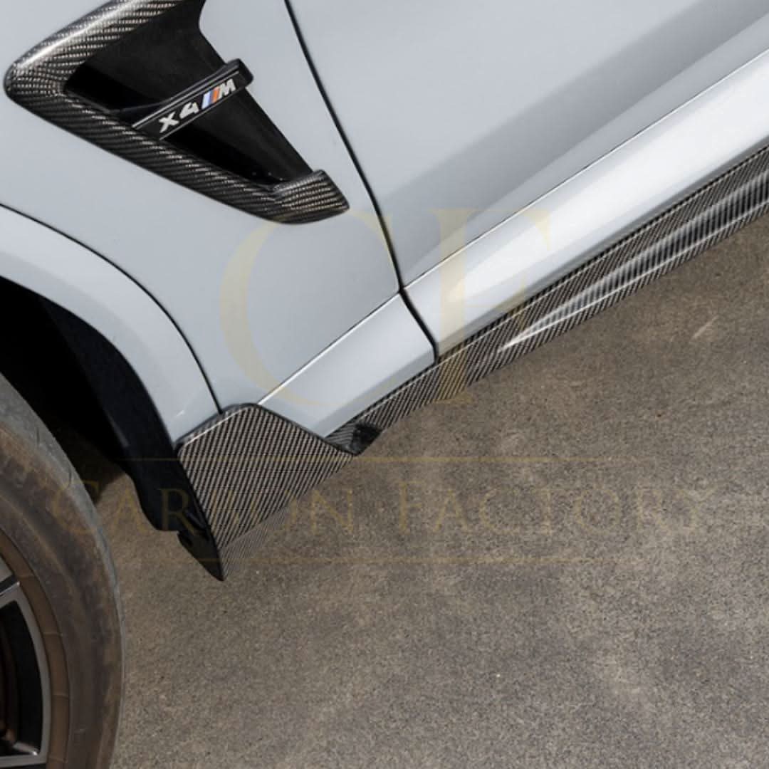 SQ Style Pre-Preg Carbon Fibre Side Skirt for BMW G01 X3 IX3 G02 X4 F97 X3M F98 X4M 18-Present - Carbon Factory