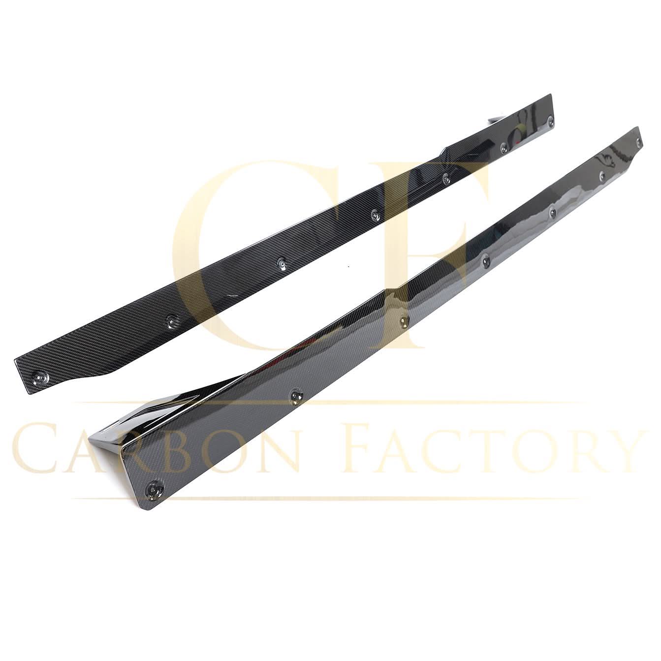 V Style Pre-Preg Carbon Fibre Side Skirts for BMW G87 M2 23-Present - Carbon Factory