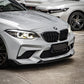 CF Style Pre-Preg Carbon Fibre Front Splitter for BMW F87 M2C 19-22 - Carbon Factory
