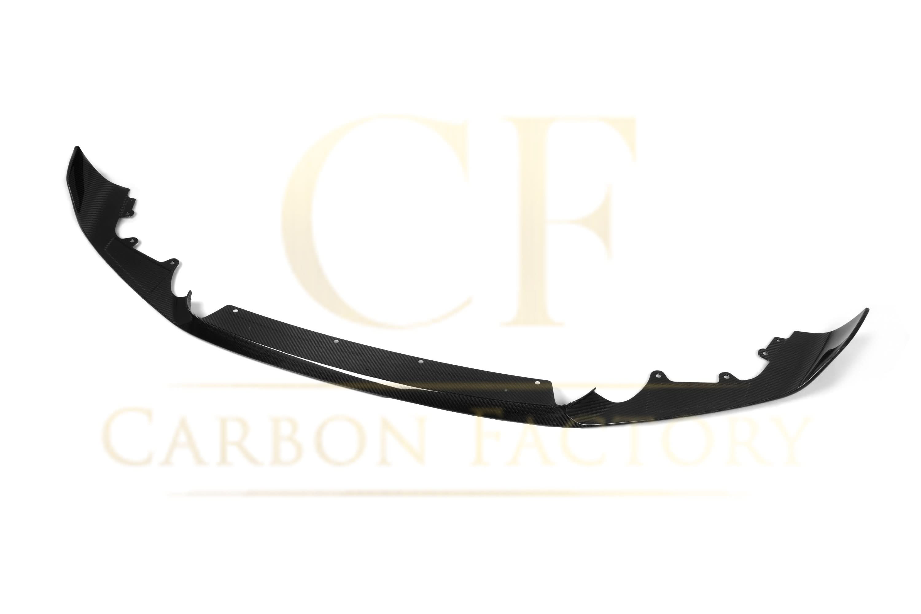 CF Style Pre-Preg Carbon Fibre Front Splitter for BMW F87 M2C 19-22 - Carbon Factory