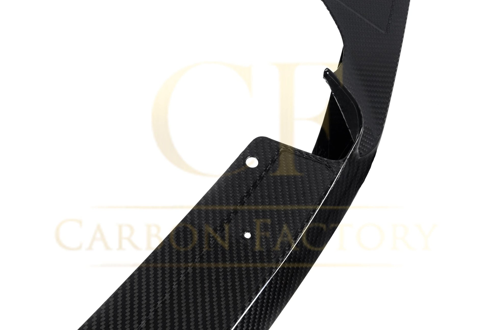 CF Style Pre-Preg Carbon Fibre Front Splitter for BMW F87 M2C 19-22 - Carbon Factory