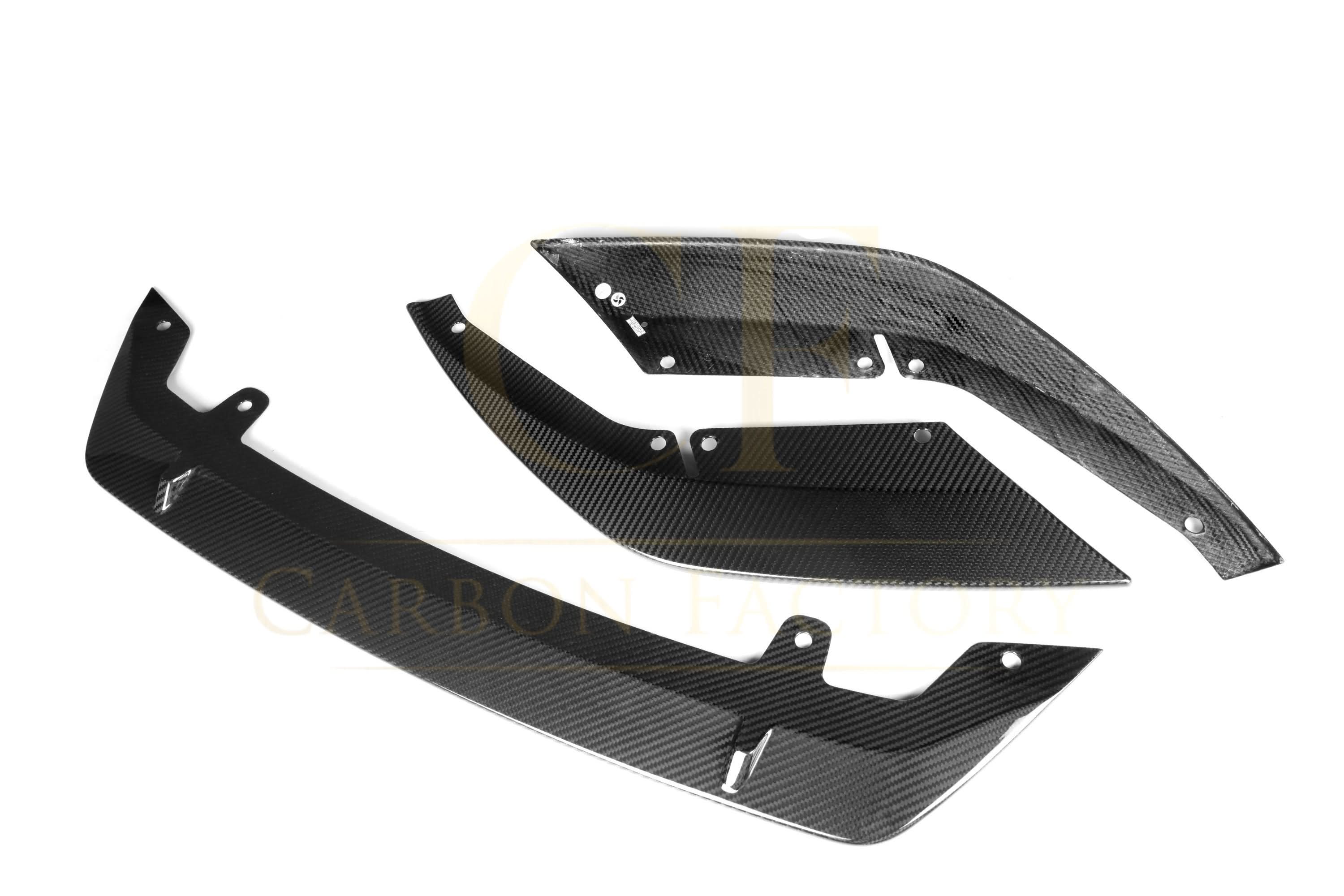 CF Style Pre-Preg Carbon Fibre Front Splitter for BMW F90 M5 LCI 21-24 - Carbon Factory
