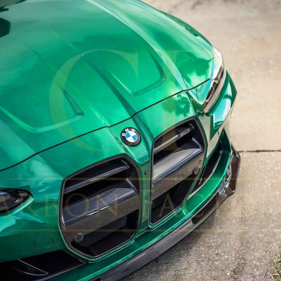 CF Style Pre-Preg Carbon Fibre Front Splitter for BMW G80 M3 G82 G83 M4 21-Present - Carbon Factory