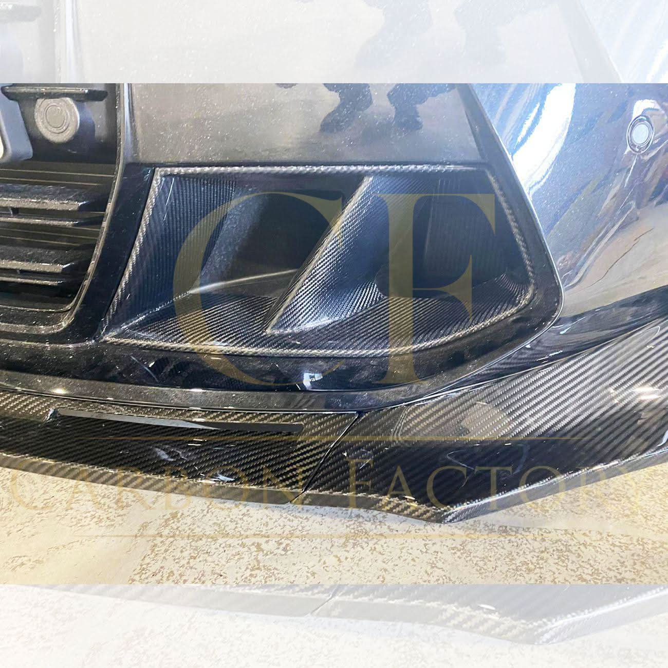 CF Style Pre-Preg Carbon Fibre Front Splitter for BMW G80 M3 G82 G83 M4 21-Present - Carbon Factory
