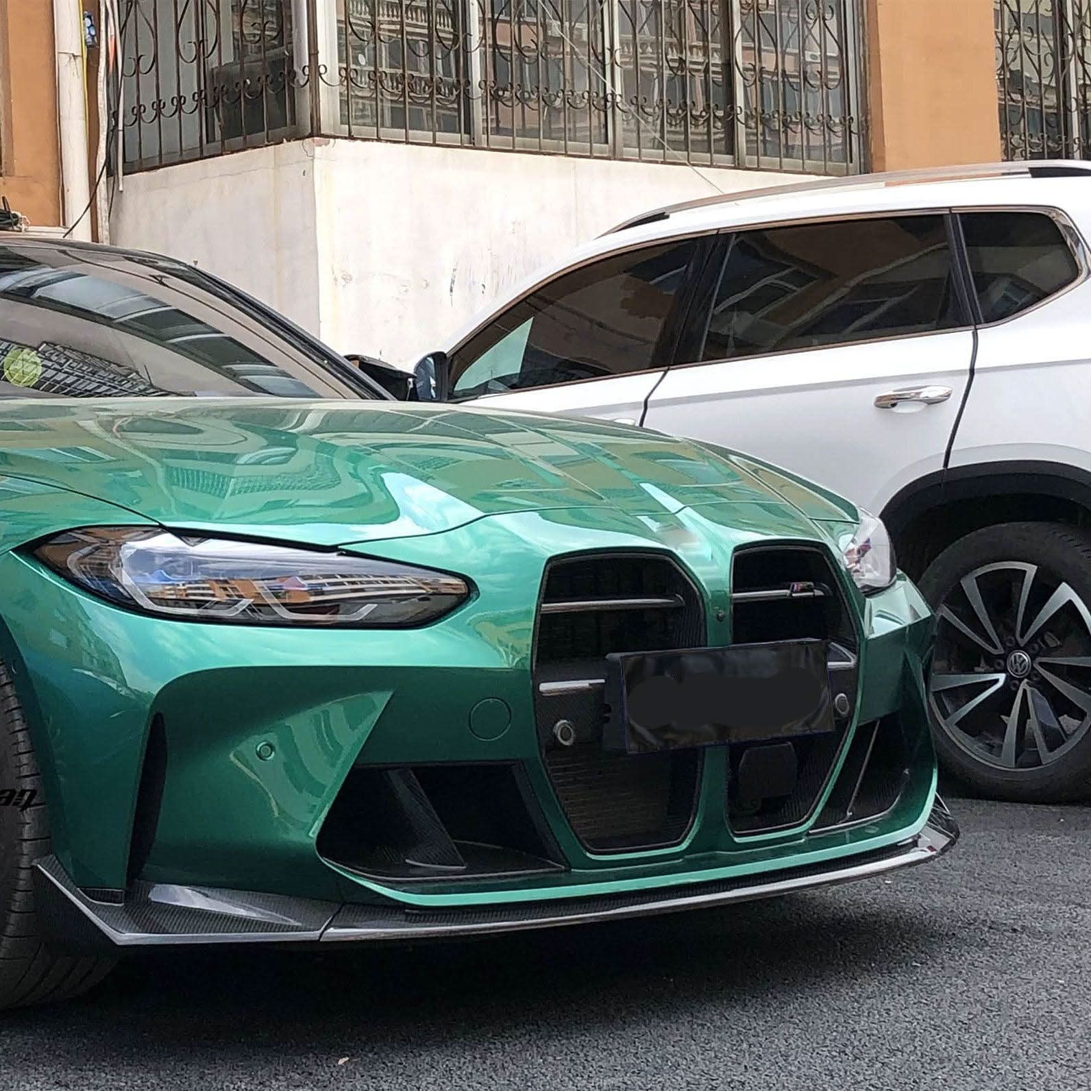 CS Style Pre-Preg Carbon Fibre Front Splitter for BMW G80 M3 G82 G83 M4 21-Present - Carbon Factory