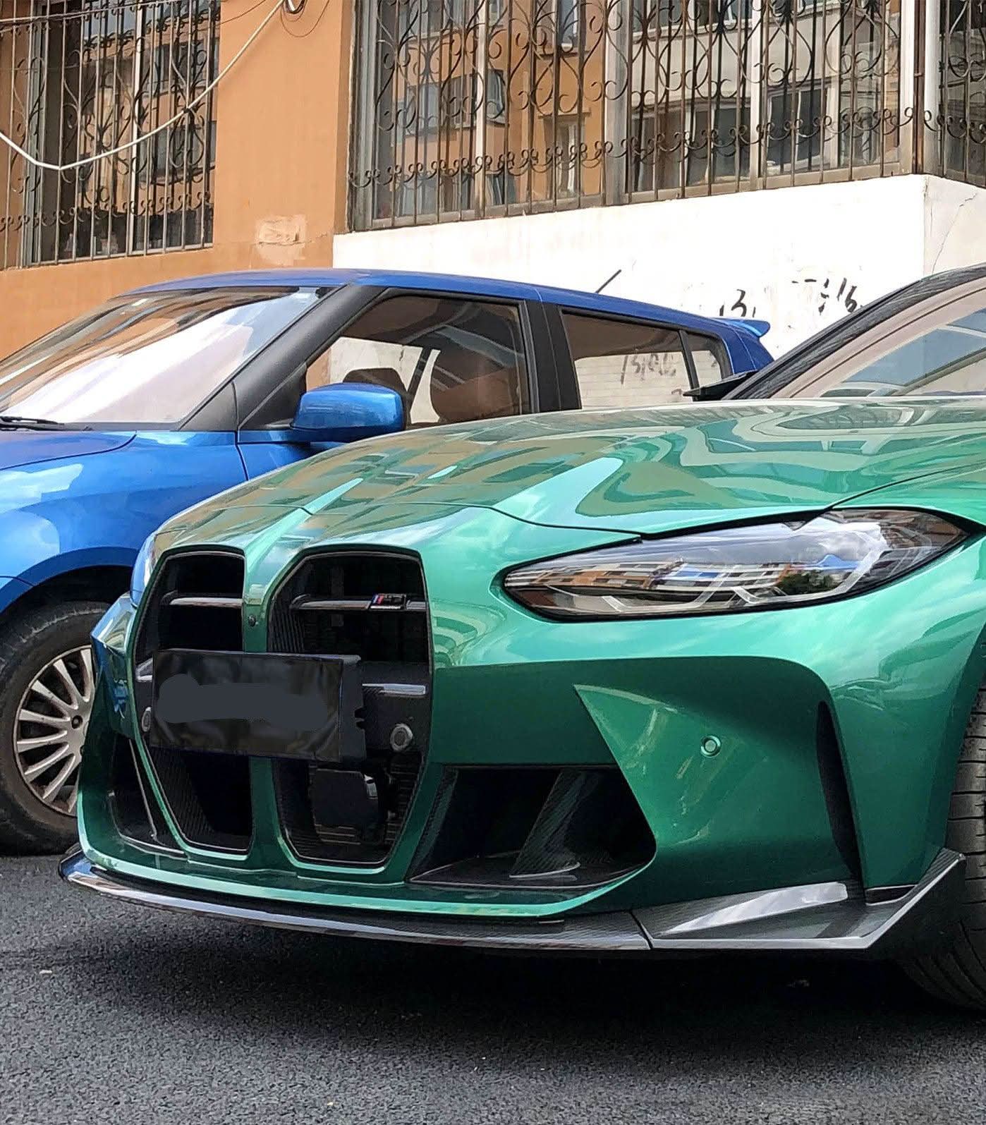 CS Style Pre-Preg Carbon Fibre Front Splitter for BMW G80 M3 G82 G83 M4 21-Present - Carbon Factory