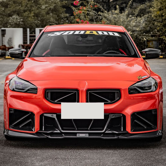 DS Style Pre-Preg Carbon Fibre Front Splitter for BMW G87 M2 23-Present - Carbon Factory