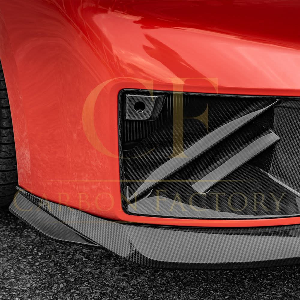 DS Style Pre-Preg Carbon Fibre Front Splitter for BMW G87 M2 23-Present - Carbon Factory