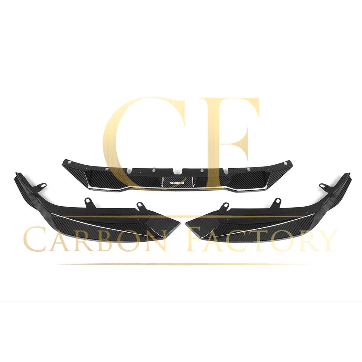 DS Style Pre-Preg Carbon Fibre Front Splitter for BMW G87 M2 23-Present - Carbon Factory