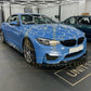 GT4 Style Pre-Preg Carbon Fibre Front Splitter for BMW F80 M3 F82 F83 M4 14-20 - Carbon Factory