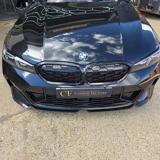MP Style Carbon Fibre Front Splitter for BMW G20 G28 3 Series LCI M Sport 22-25 - Carbon Factory