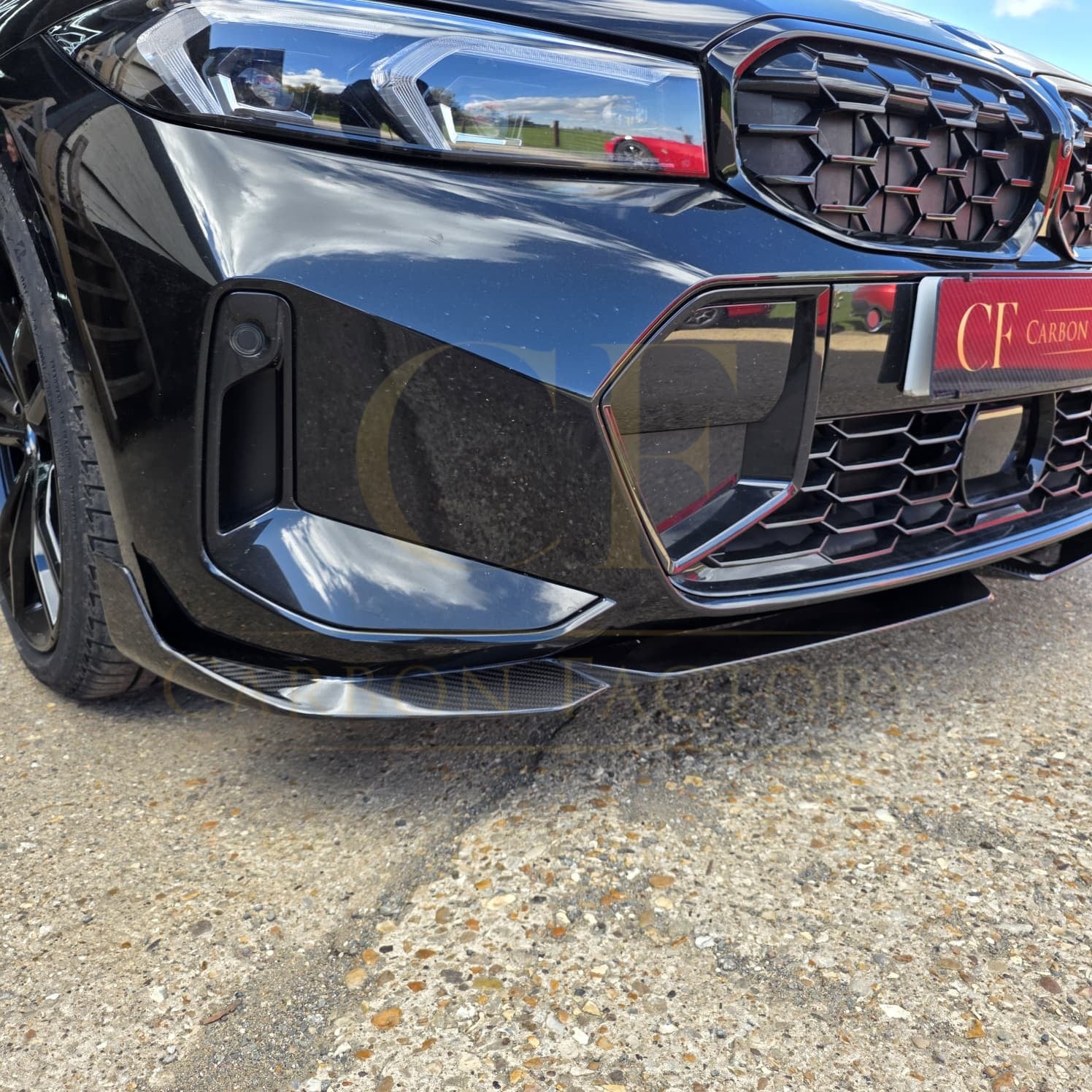MP Style Carbon Fibre Front Splitter for BMW G20 G28 3 Series LCI M Sport 22-25 - Carbon Factory