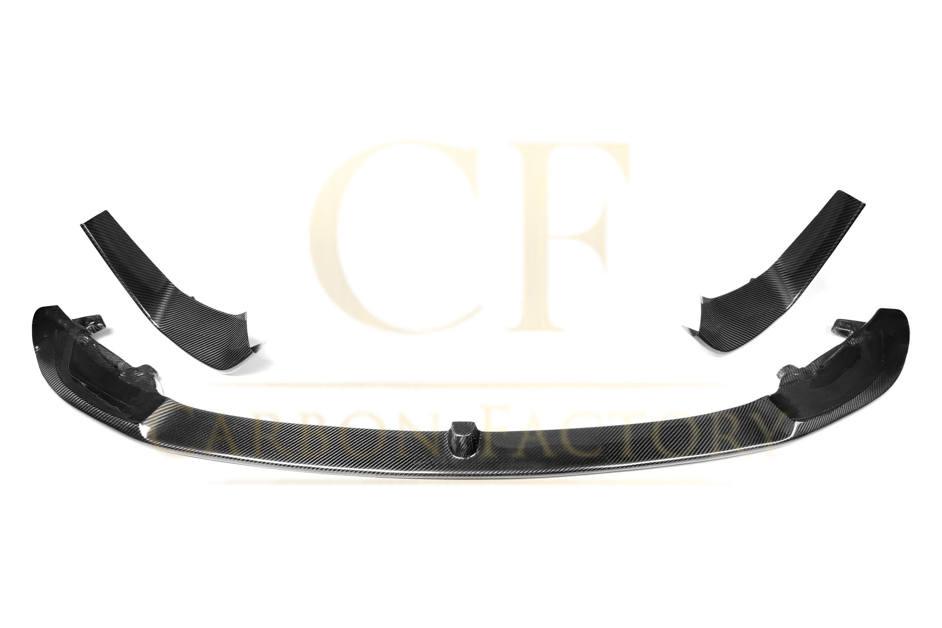 MP Style Pre-Preg Carbon Fibre Front Splitter 3 Pieces Design for BMW F80 M3 F82 F83 M4 14-20 - Carbon Factory
