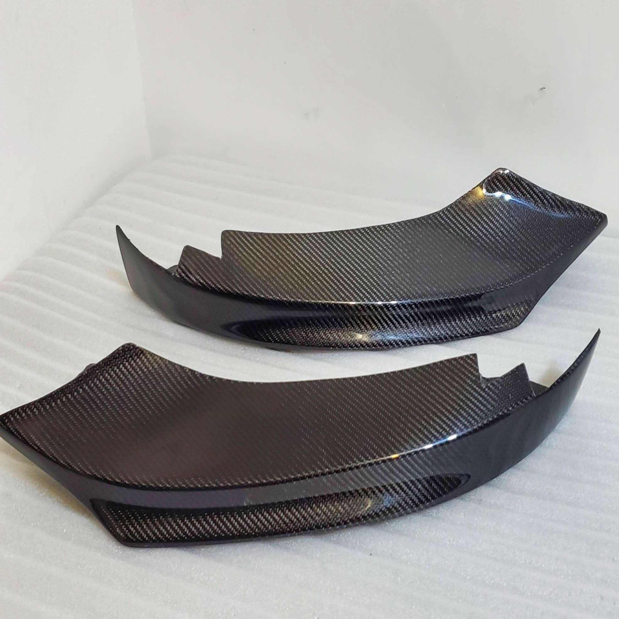 MP Style Pre-Preg Carbon Fibre Front Splitter Covers for BMW F32 F33 F36 4 Series 14-20 - Carbon Factory
