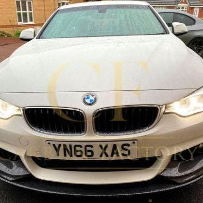 MP Style Pre-Preg Carbon Fibre Front Splitter Covers for BMW F32 F33 F36 4 Series 14-20 - Carbon Factory