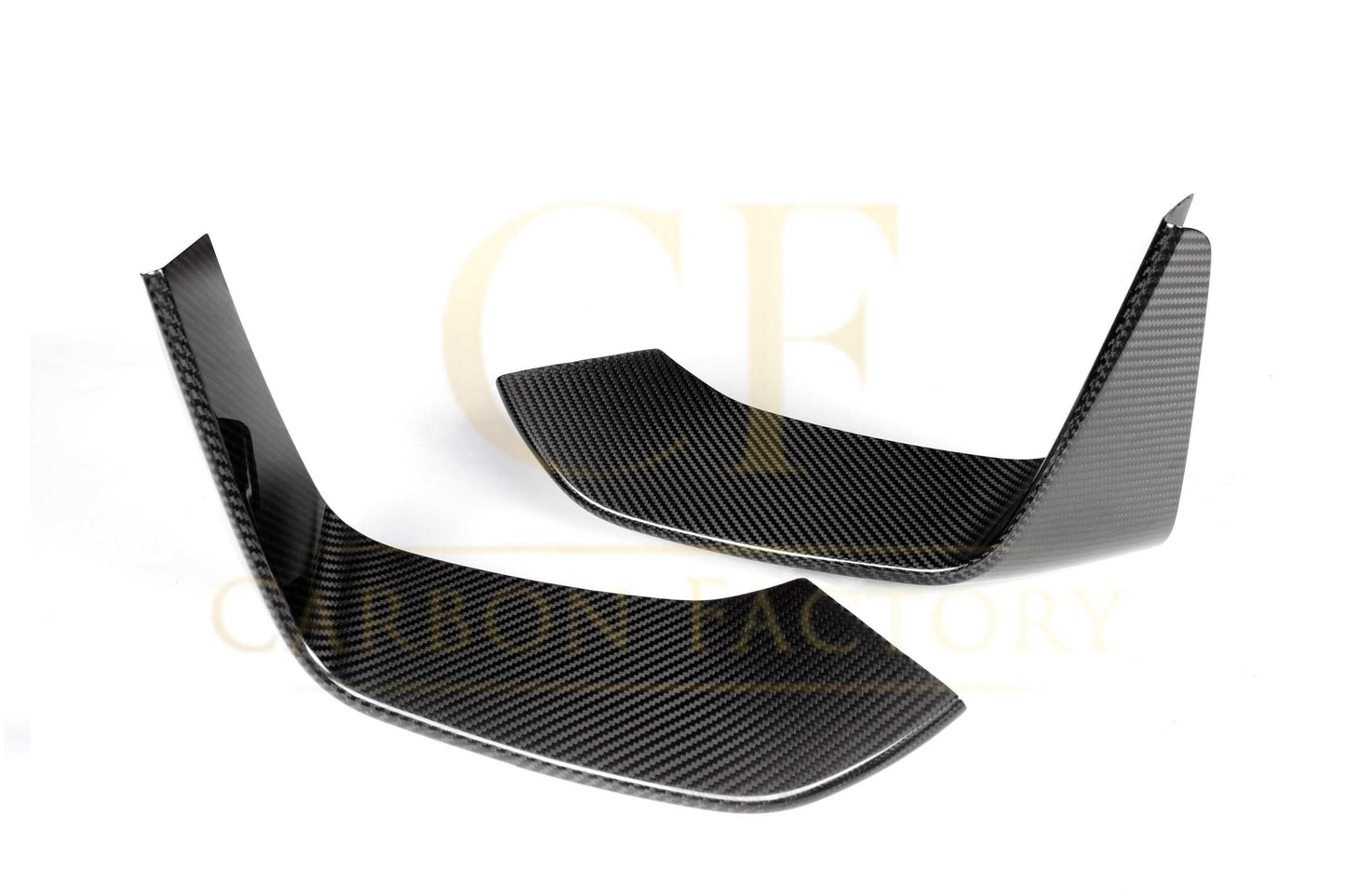 MP Style Pre-Preg Carbon Fibre Front Splitter Covers for BMW F80 M3 F82 F83 M4 14-20 - Carbon Factory