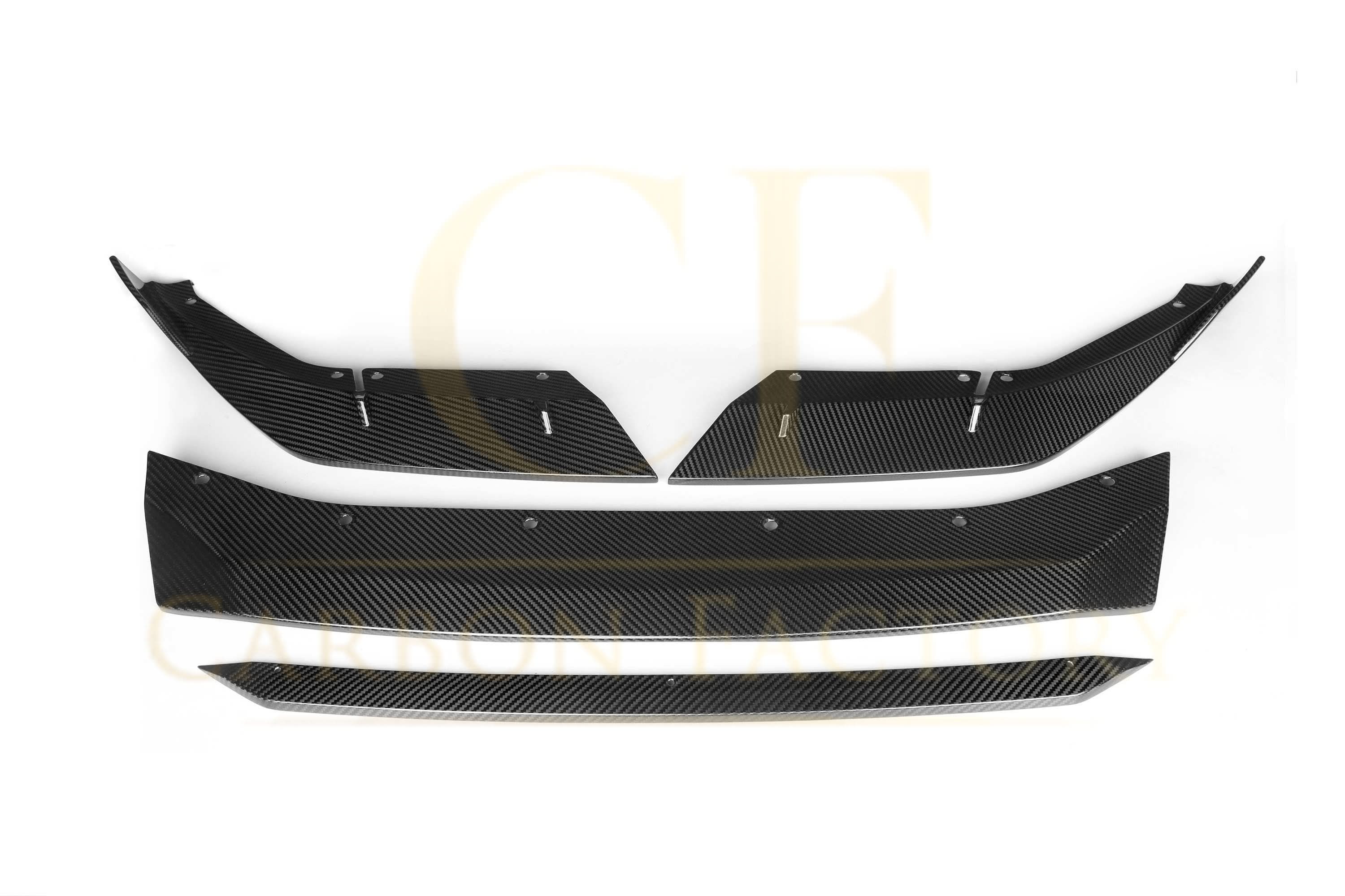 MP Style Pre-Preg Carbon Fibre Front Splitter for BMW F90 M5 LCI 21-24 - Carbon Factory