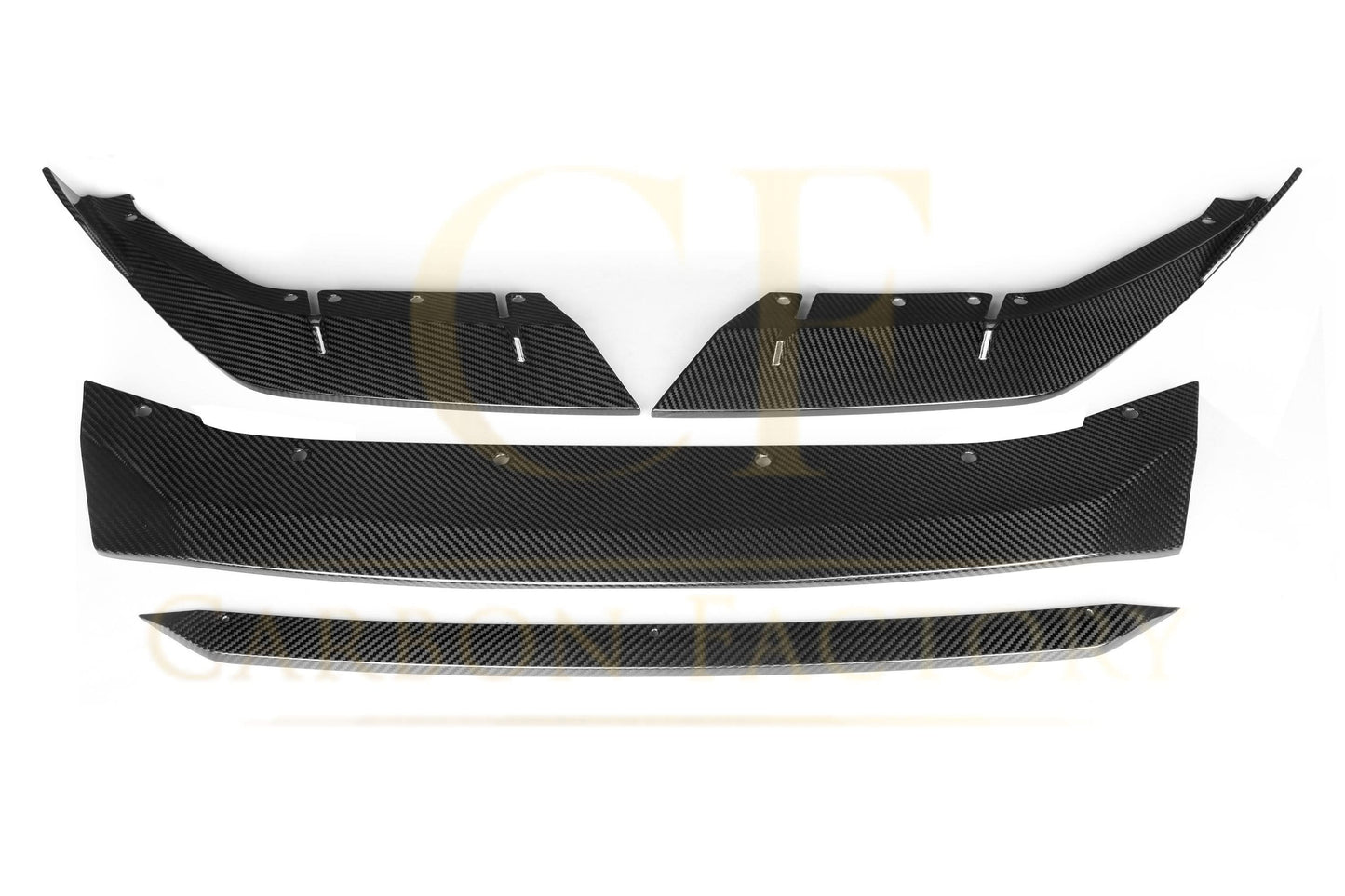 MP Style Pre-Preg Carbon Fibre Front Splitter for BMW F90 M5 Pre-LCI 17-20 - Carbon Factory
