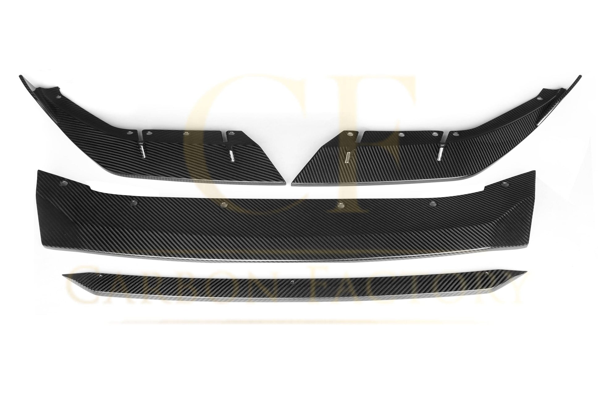 MP Style Pre-Preg Carbon Fibre Front Splitter for BMW F90 M5 Pre-LCI 17-20 - Carbon Factory