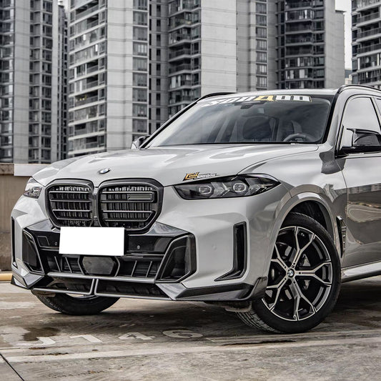 MP Style Pre-Preg Carbon Fibre Front Splitter for BMW G05 X5 LCI 23-25 - Carbon Factory