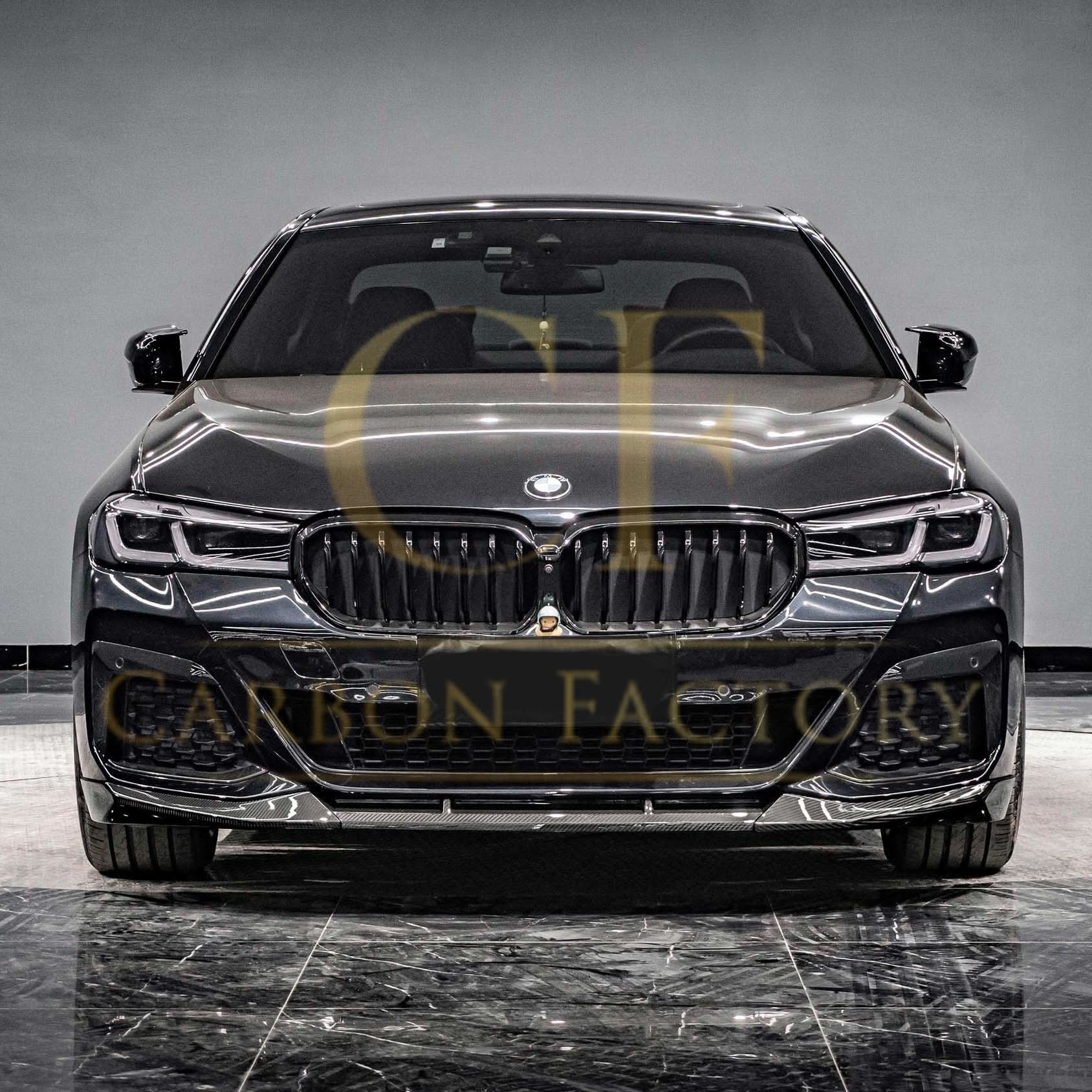 MP Style Pre-Preg Carbon Fibre Front Splitter for BMW G30 5 Series LCI 20-23 - Carbon Factory