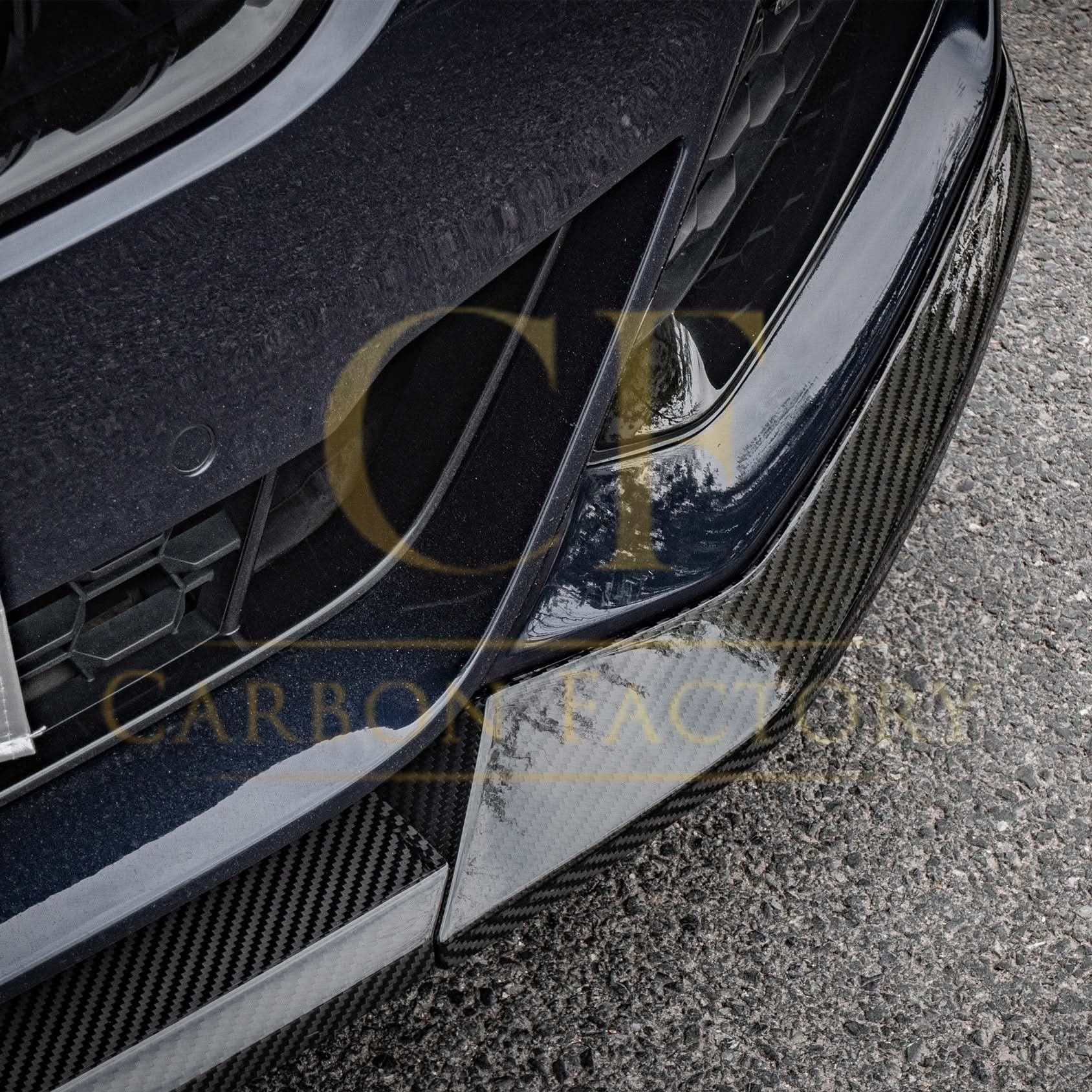 MP Style Pre-Preg Carbon Fibre Front Splitter for BMW G30 5 Series LCI 20-23 - Carbon Factory