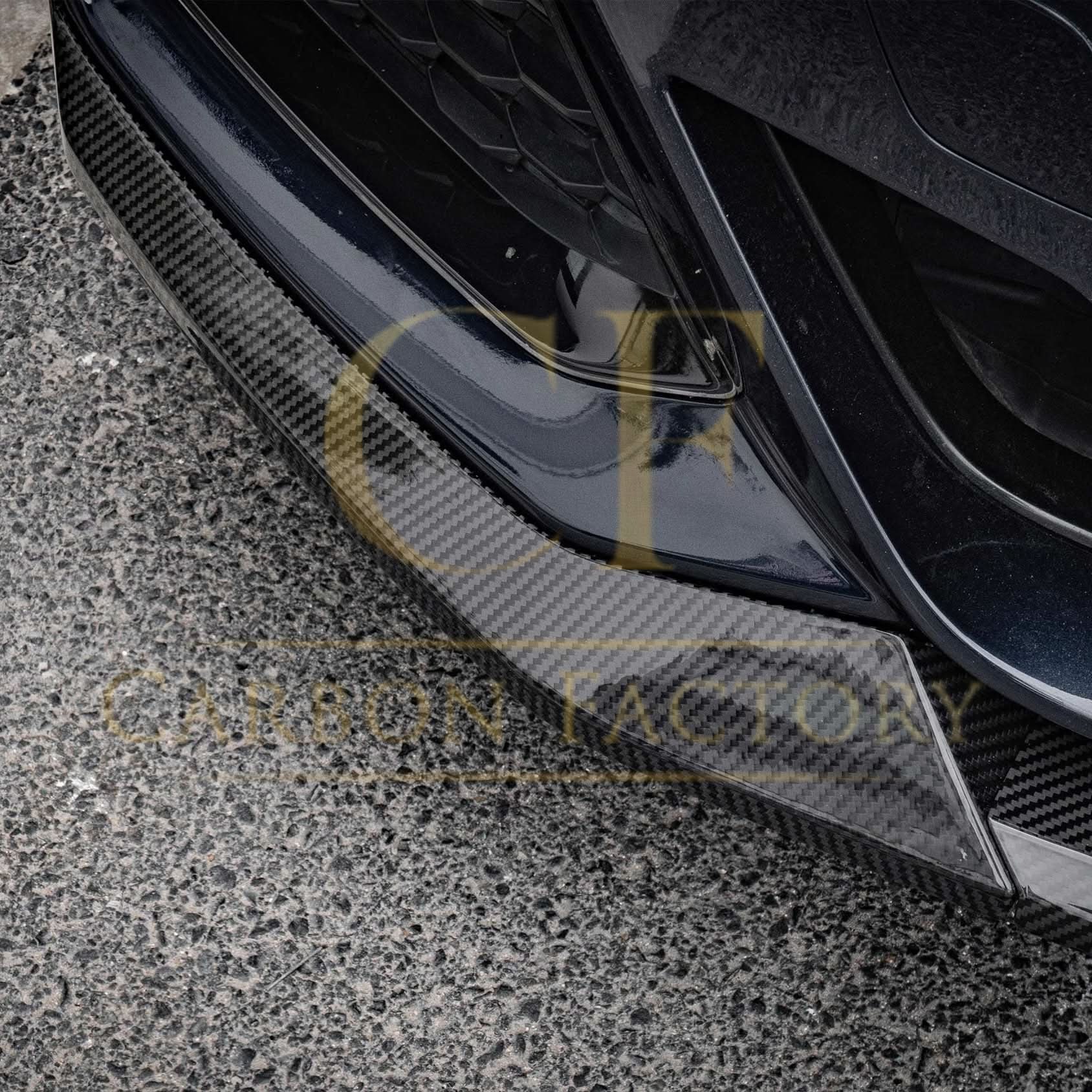 MP Style Pre-Preg Carbon Fibre Front Splitter for BMW G30 5 Series LCI 20-23 - Carbon Factory