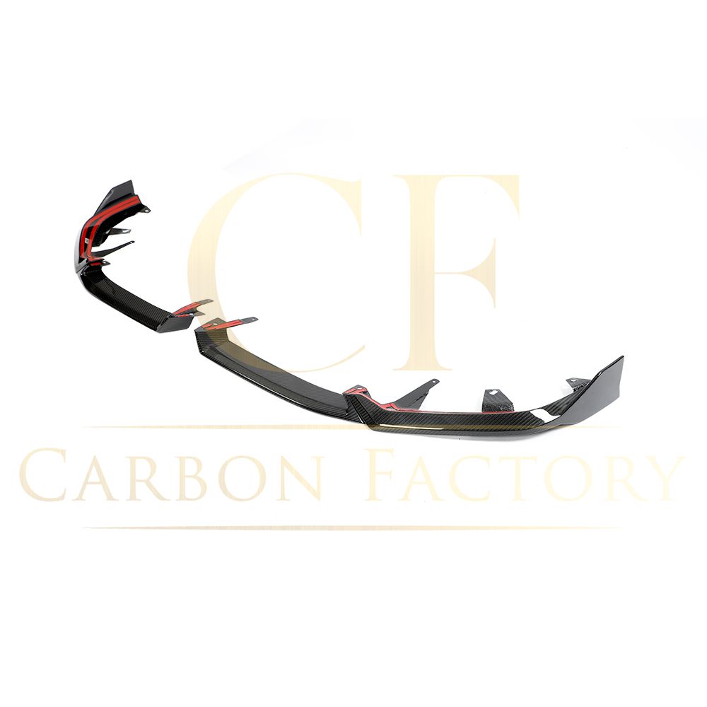 MP Style Pre-Preg Carbon Fibre Front Splitter for BMW G60 5 Series 24-Present - Carbon Factory