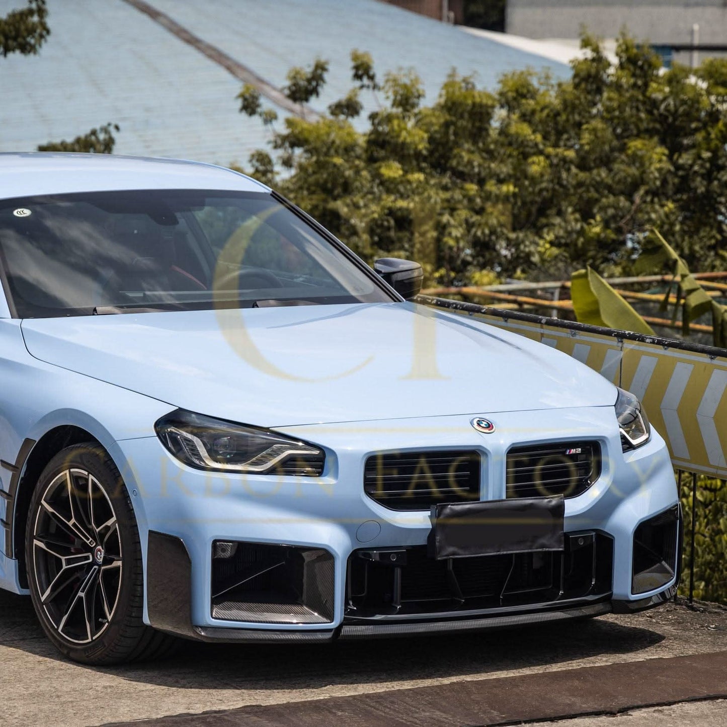 MP Style Pre-Preg Carbon Fibre Front Splitter for BMW G87 M2 23-Present - Carbon Factory