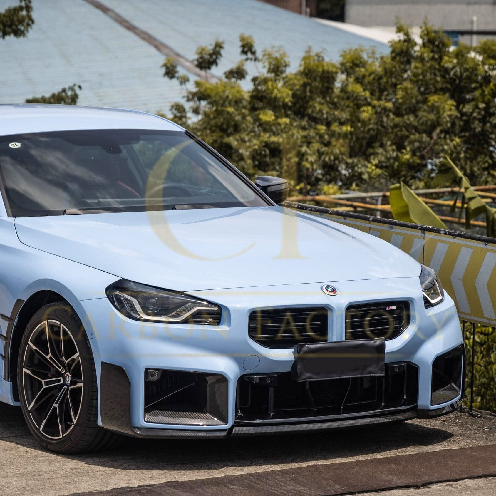 MP Style Pre-Preg Carbon Fibre Front Splitter for BMW G87 M2 23-Present - Carbon Factory