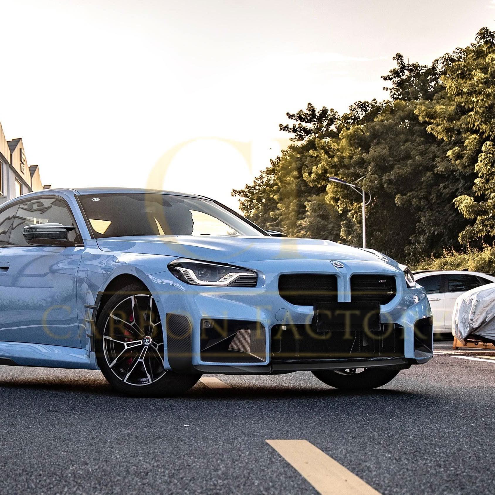 MP Style Pre-Preg Carbon Fibre Front Splitter for BMW G87 M2 23-Present - Carbon Factory