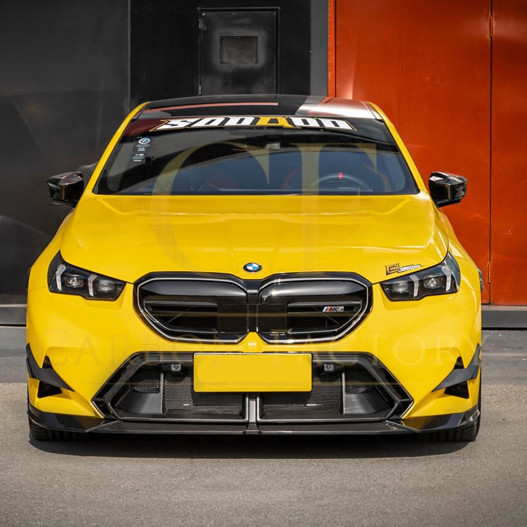 SQ-A Style Pre-Preg Carbon Fibre Front Splitter for BMW G90 G99 M5 2025-Present - Carbon Factory