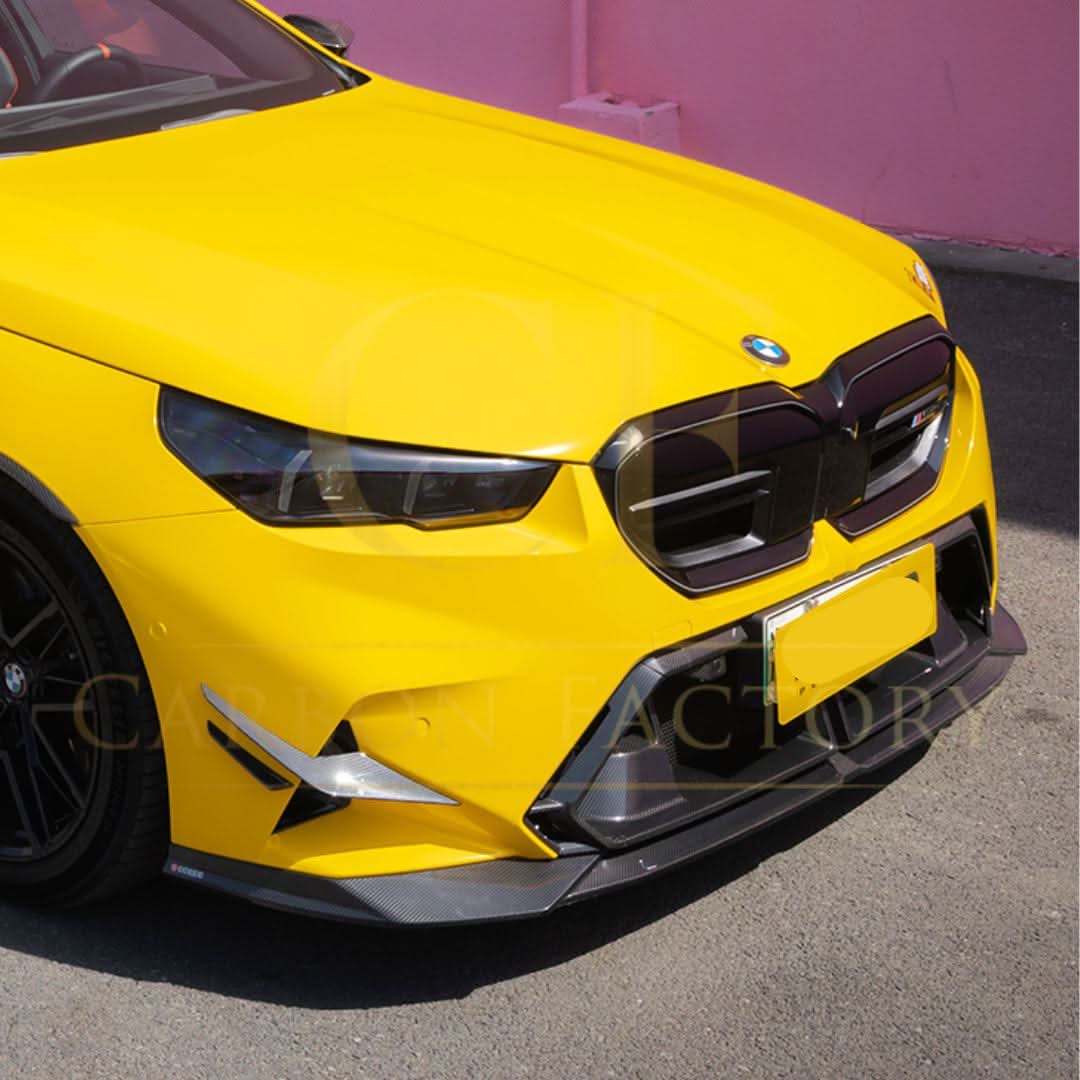 SQ-A Style Pre-Preg Carbon Fibre Front Splitter for BMW G90 G99 M5 2025-Present - Carbon Factory