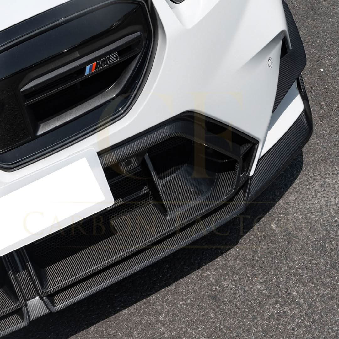 SQ-B Style Pre-Preg Carbon Fibre Front Splitter for BMW G90 G99 M5 2025-Present - Carbon Factory