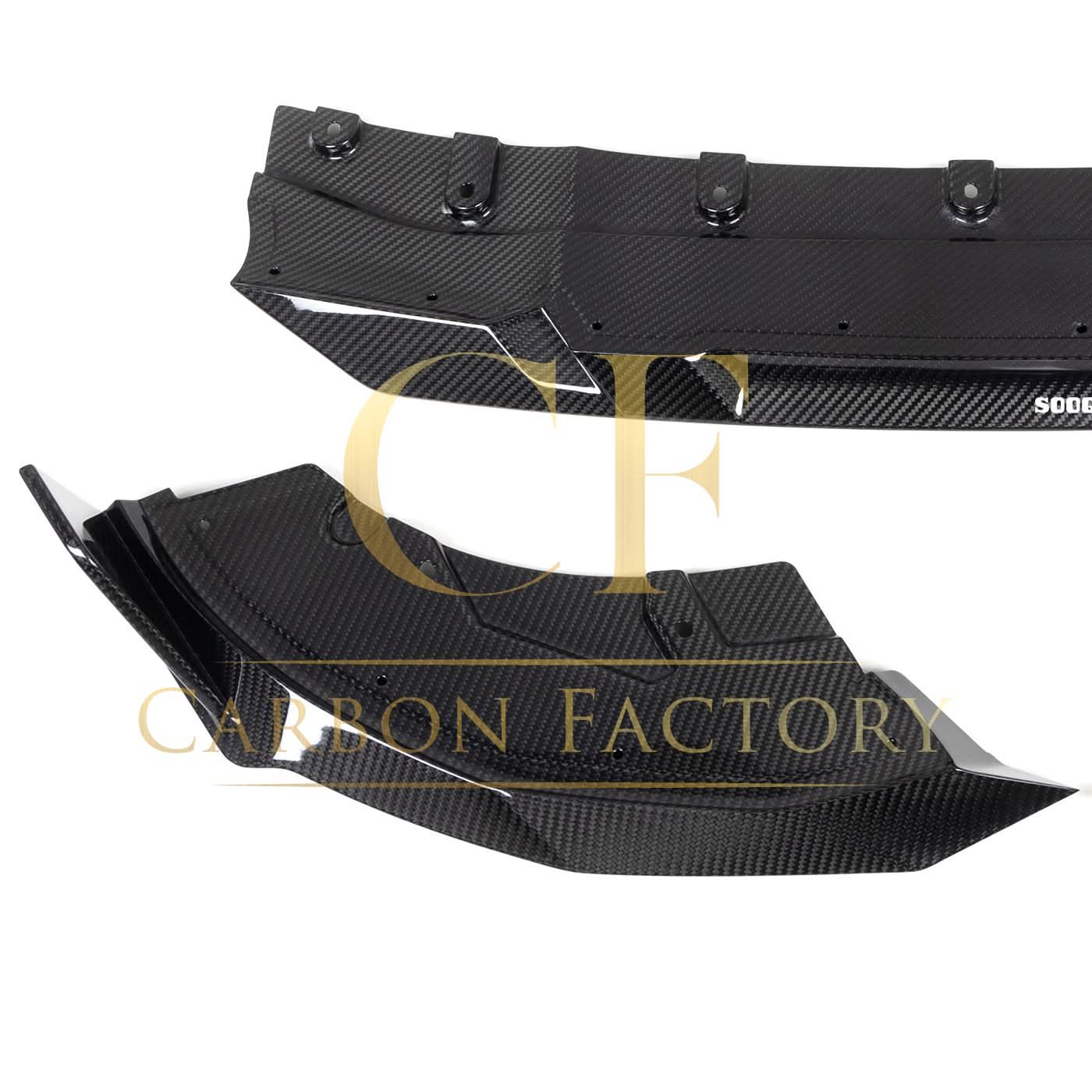 SQ Style Pre-Preg Carbon Fibre Front Splitter for BMW 2 Series G42 Coupe 21-Present - Carbon Factory