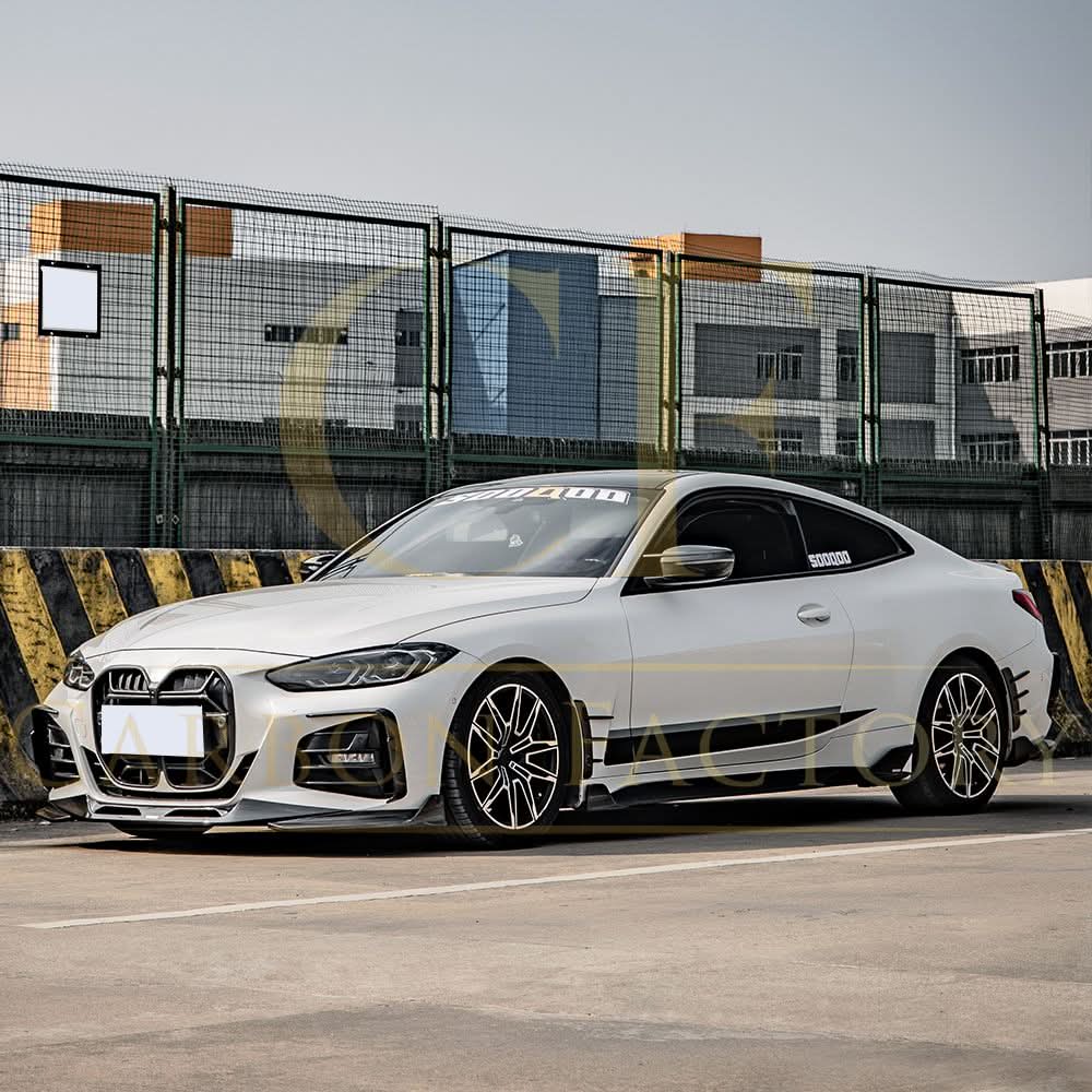 SQ Style Pre-Preg Carbon Fibre Front Splitter for BMW 4 Series G22 G23 20-Present - Carbon Factory