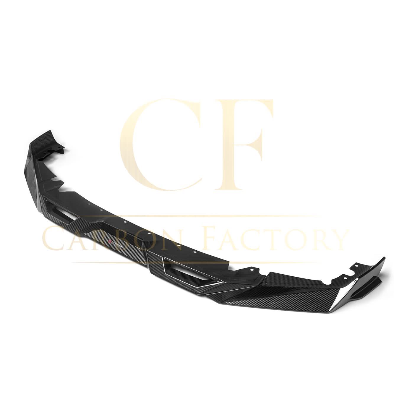 SQ Style Pre-Preg Carbon Fibre Front Splitter for BMW F95LCI X5M 24-Present - Carbon Factory