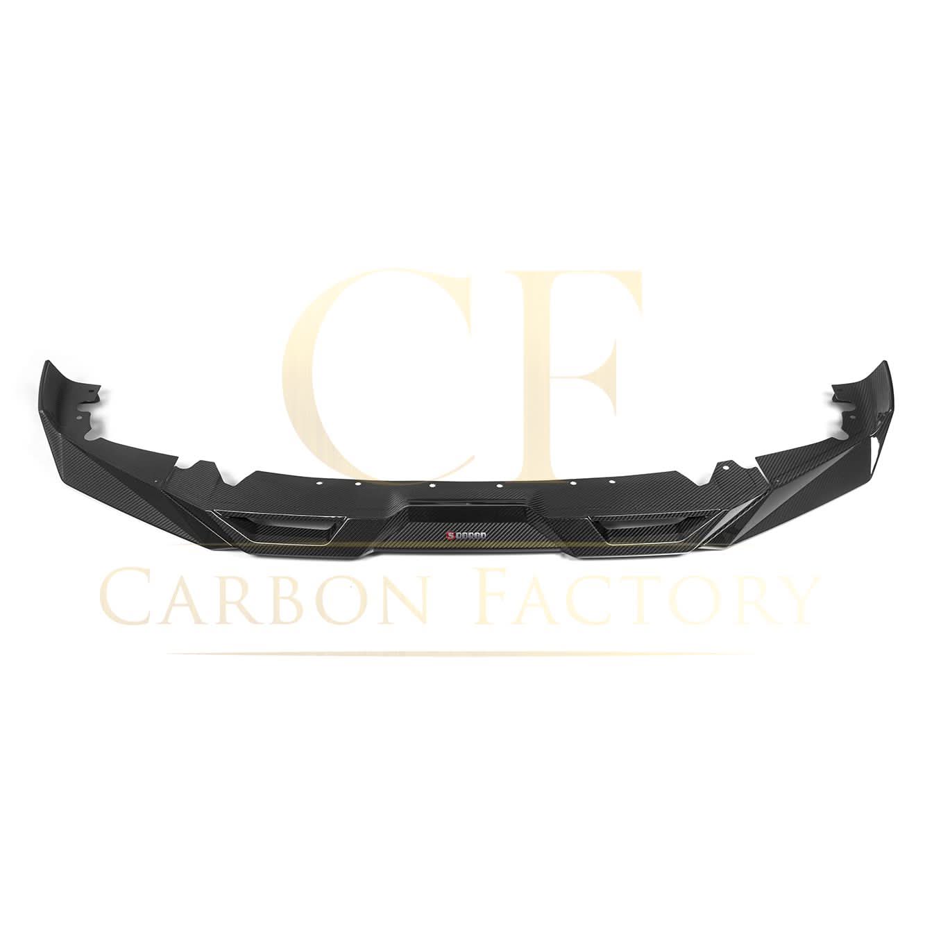 SQ Style Pre-Preg Carbon Fibre Front Splitter for BMW F95LCI X5M 24-Present - Carbon Factory