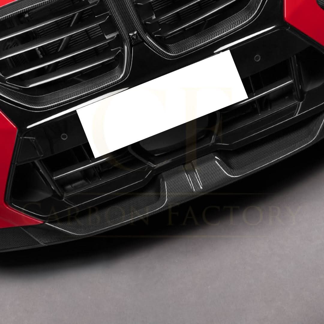 SQ Style Pre-preg Carbon Fibre Front Splitter for BMW F96 LCI X6M 24-Present - Carbon Factory