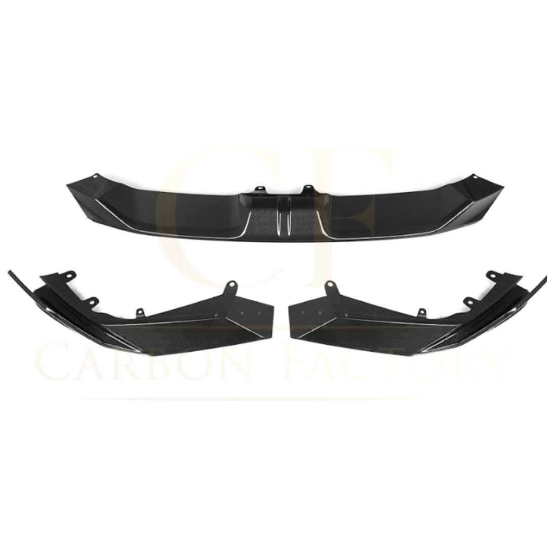 SQ Style Pre-preg Carbon Fibre Front Splitter for BMW F96 LCI X6M 24-Present - Carbon Factory