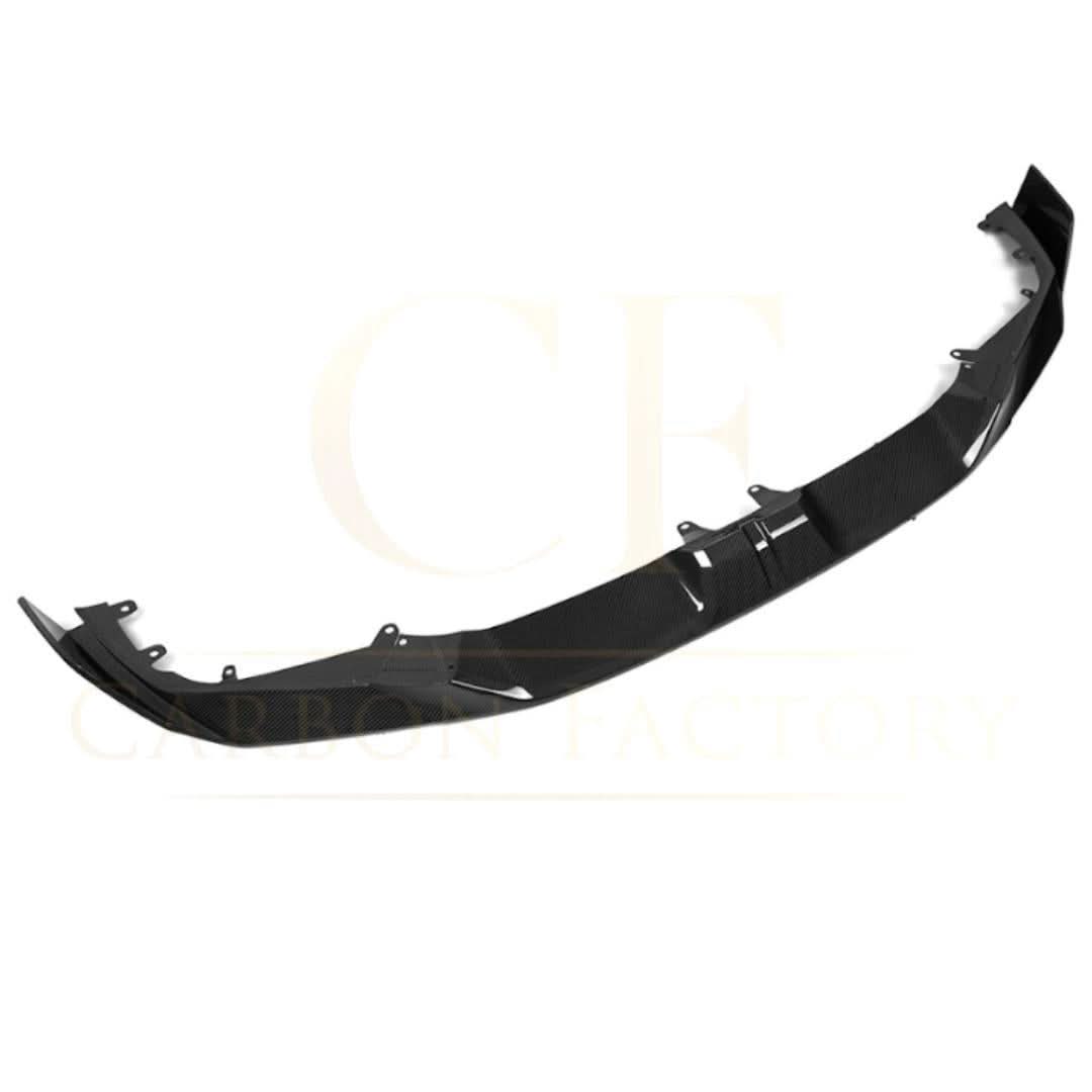 SQ Style Pre-preg Carbon Fibre Front Splitter for BMW F96 LCI X6M 24-Present - Carbon Factory