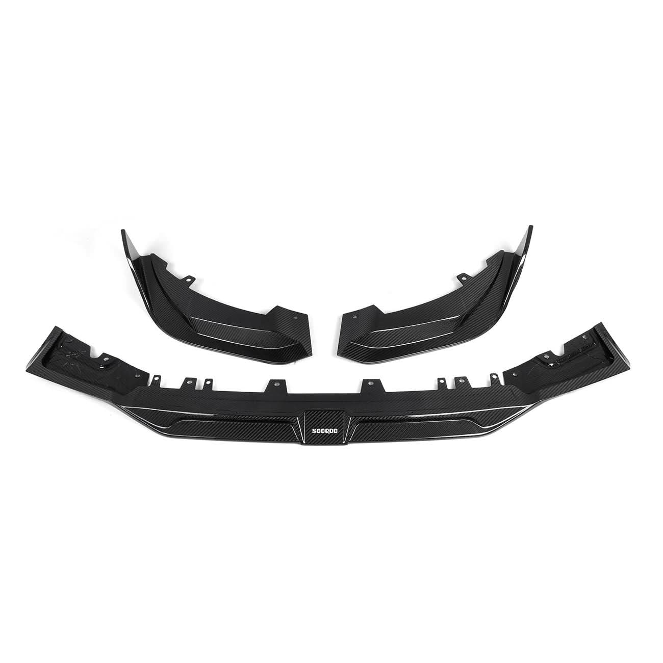 SQ Style Pre-Preg Carbon Fibre Front Splitter for BMW F97 X3M F98 X4M LCI 22-24 - Carbon Factory
