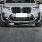 SQ Style Pre-Preg Carbon Fibre Front Splitter for BMW F97 X3M F98 X4M LCI 22-24 - Carbon Factory