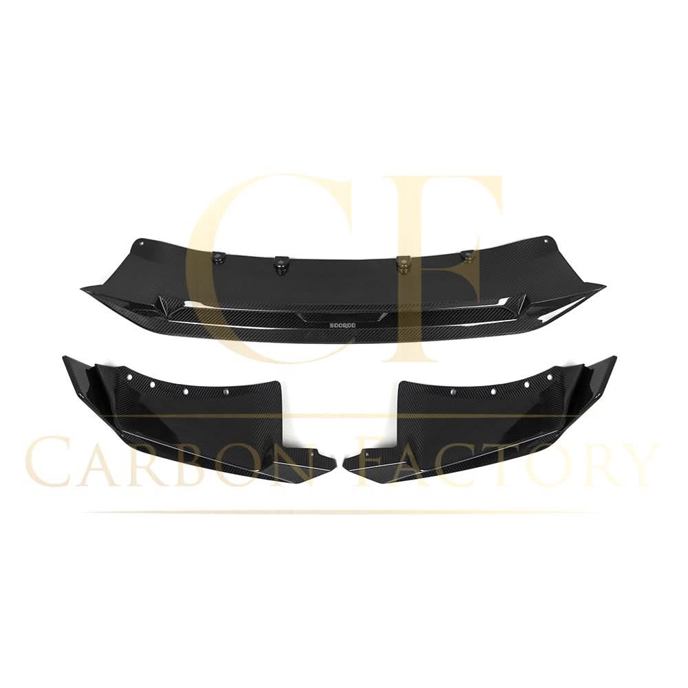 SQ Style Pre-Preg Carbon Fibre Front Splitter for BMW G05 X5 LCI 23-25 - Carbon Factory