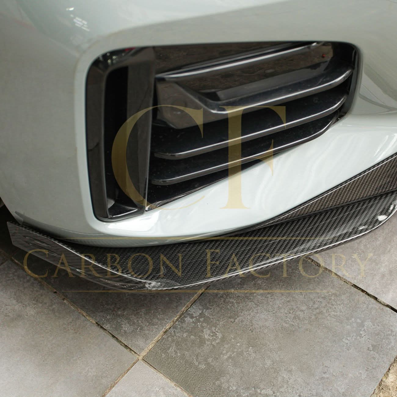 SQ Style Pre-Preg Carbon Fibre Front Splitter for BMW G26 4 Series Gran Coupe i4 21-24 - Carbon Factory